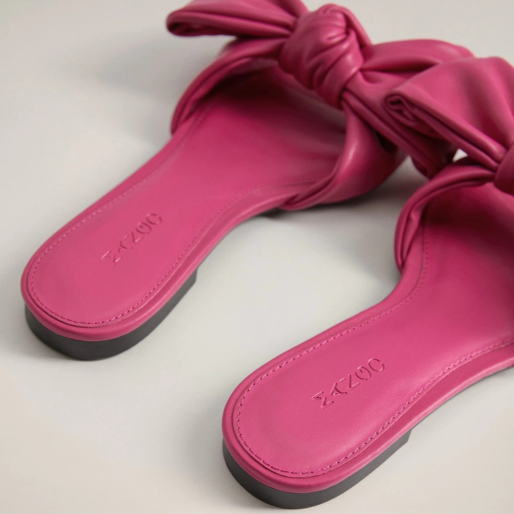 Pink flat sliders - Picture 3 of 5